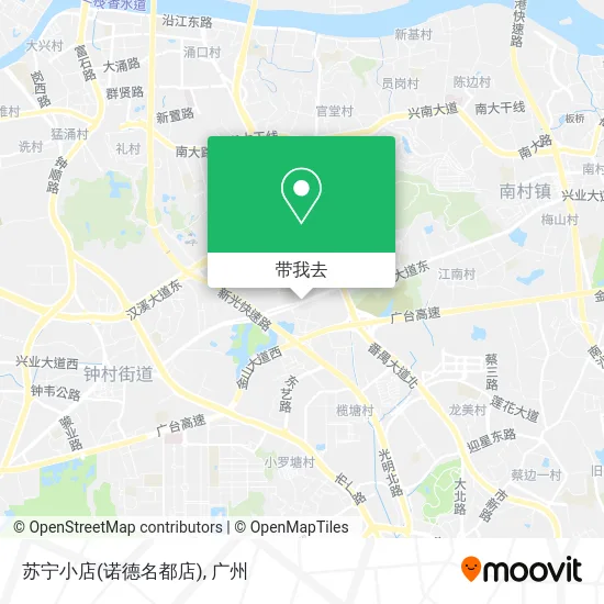 苏宁小店(诺德名都店)地图
