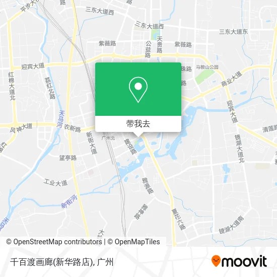 千百渡画廊(新华路店)地图