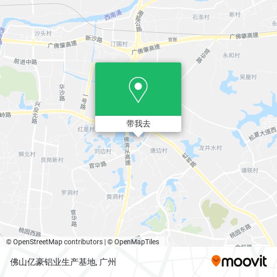佛山亿豪铝业生产基地地图