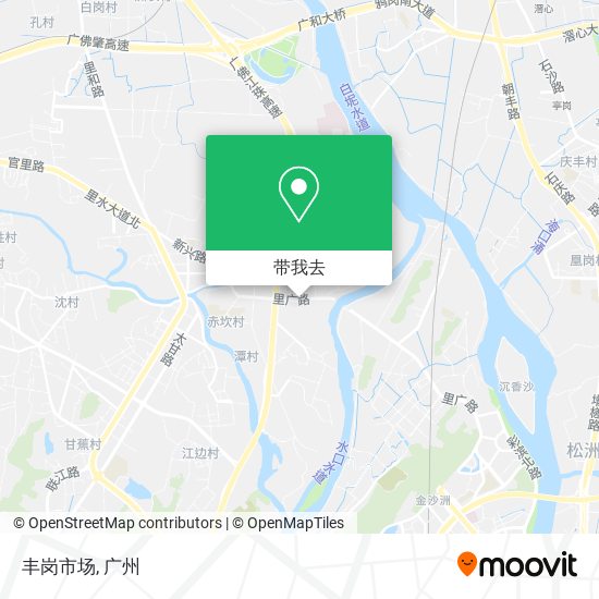 丰岗市场地图
