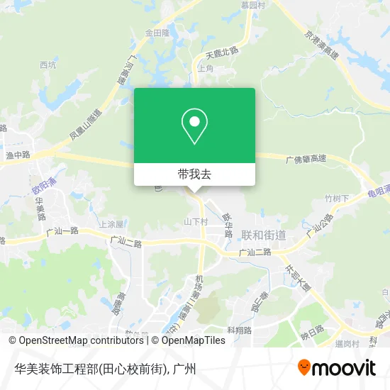 华美装饰工程部(田心校前街)地图