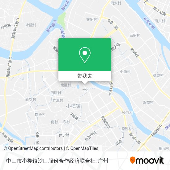 中山市小榄镇沙口股份合作经济联合社地图