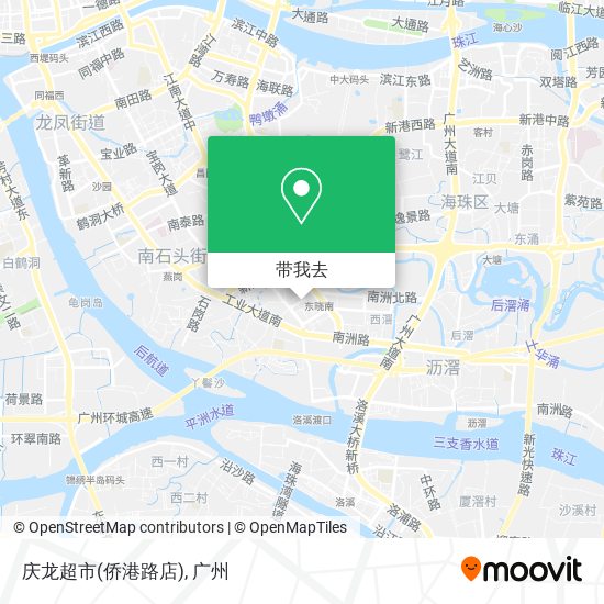 庆龙超市(侨港路店)地图