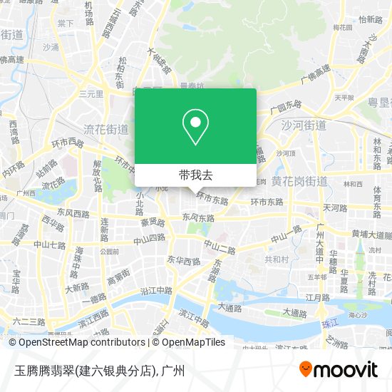 玉腾腾翡翠(建六银典分店)地图