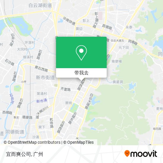 宜而爽公司地图