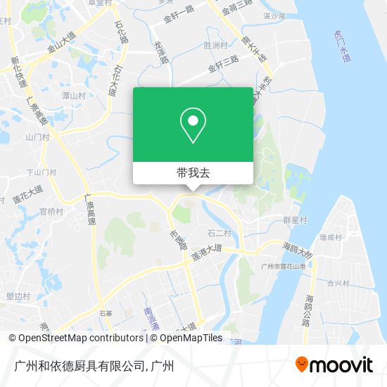 广州和依德厨具有限公司地图