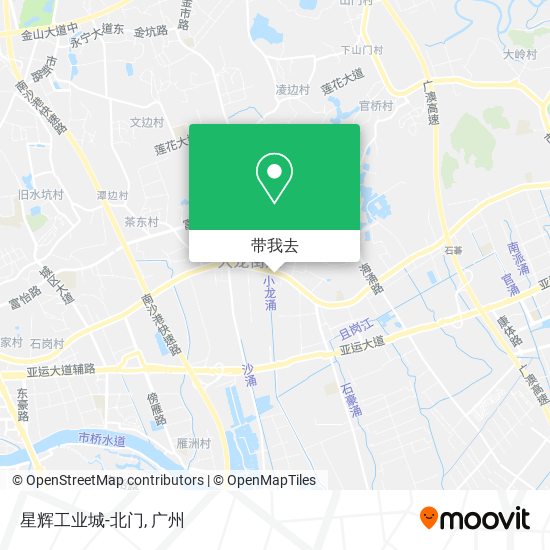 星辉工业城-北门地图