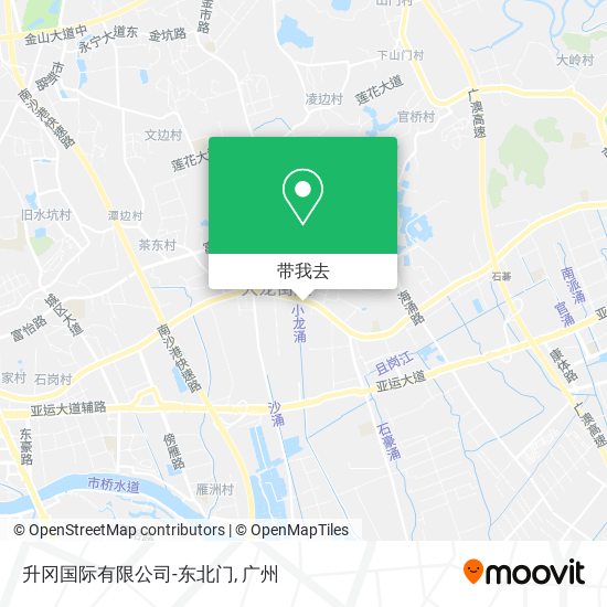 升冈国际有限公司-东北门地图