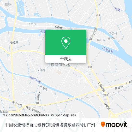中国农业银行自助银行(东涌镇培贤东路四号)地图
