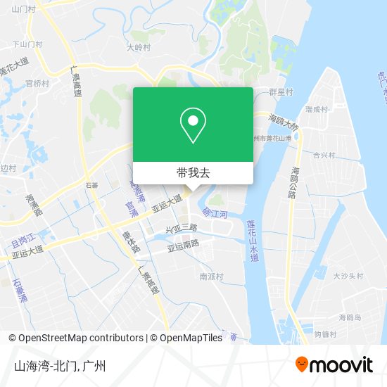 山海湾-北门地图