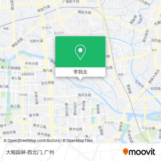 大顺园林-西北门地图