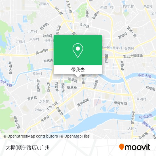 大椰(顺宁路店)地图