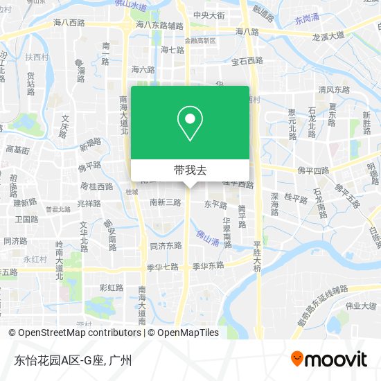 东怡花园A区-G座地图
