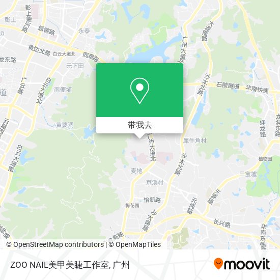 ZOO NAIL美甲美睫工作室地图