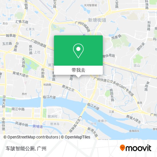车陂智能公厕地图