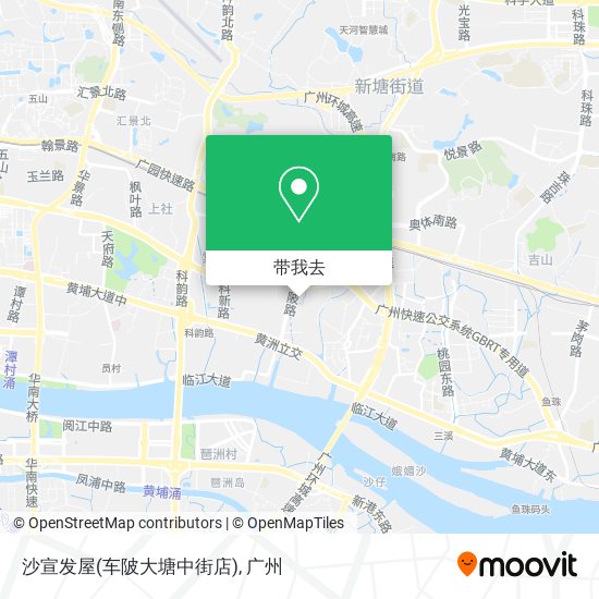 沙宣发屋(车陂大塘中街店)地图
