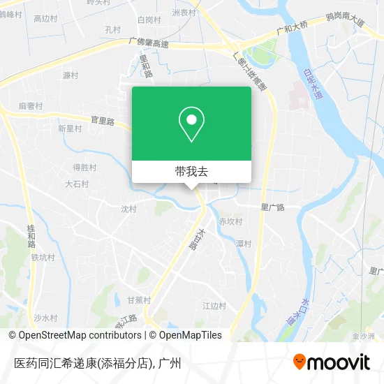 医药同汇希递康(添福分店)地图