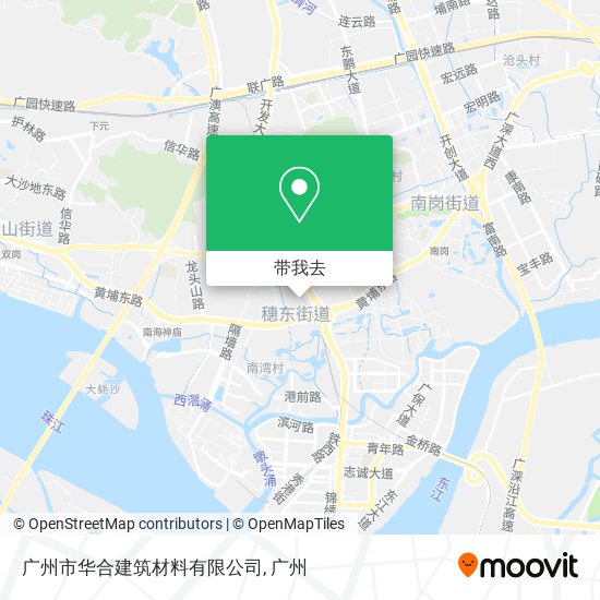 广州市华合建筑材料有限公司地图