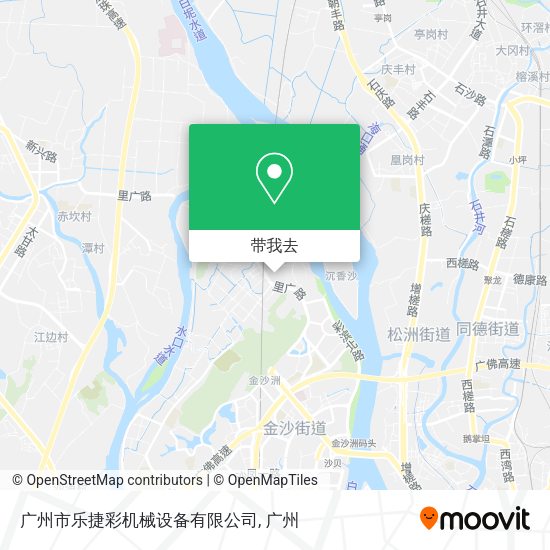 广州市乐捷彩机械设备有限公司地图