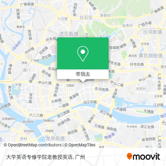 大学英语专修学院老教授英语地图