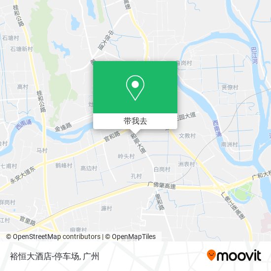 裕恒大酒店-停车场地图