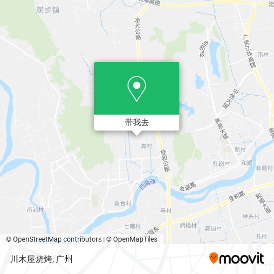 川木屋烧烤地图