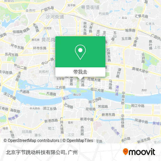 北京字节跳动科技有限公司地图