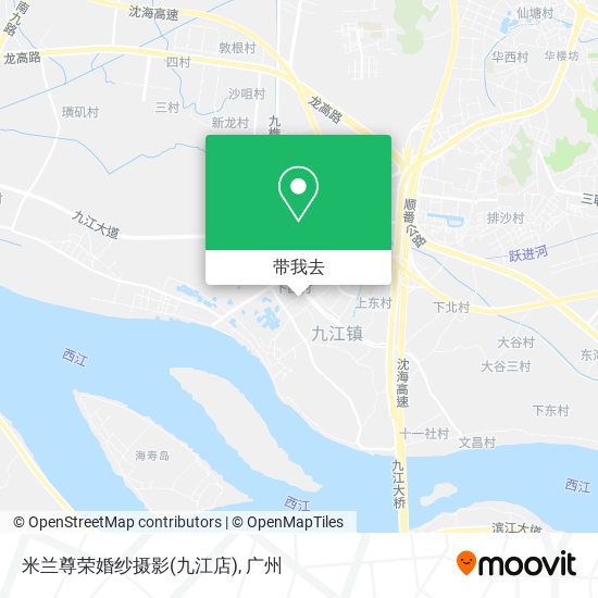 米兰尊荣婚纱摄影(九江店)地图