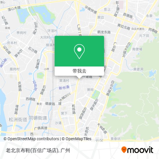 老北京布鞋(百信广场店)地图