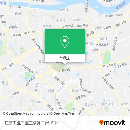 江南工业二区三横路二街地图