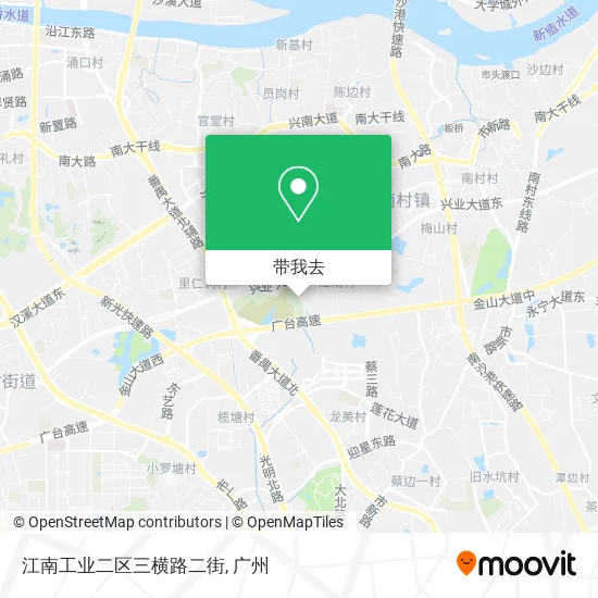 江南工业二区三横路二街地图