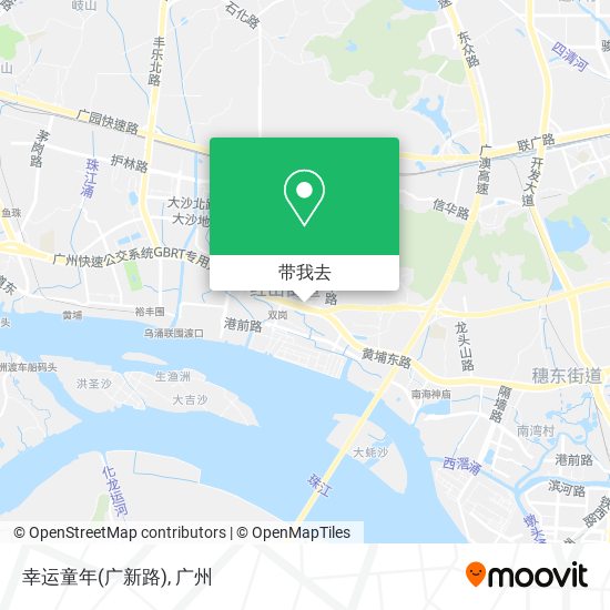 幸运童年(广新路)地图
