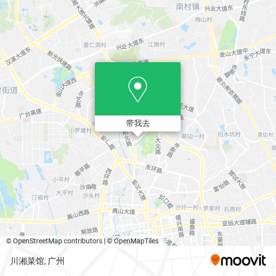 川湘菜馆地图