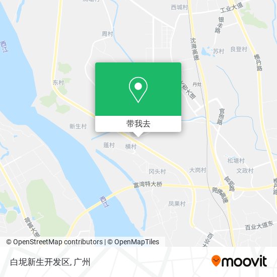 白坭新生开发区地图