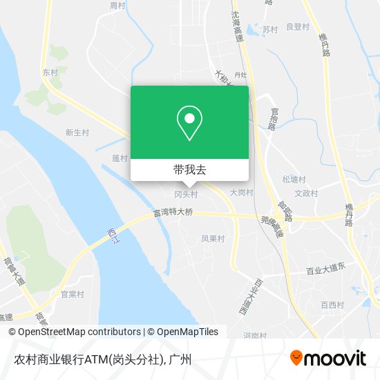 农村商业银行ATM(岗头分社)地图