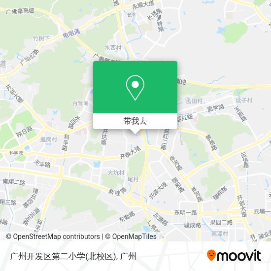 广州开发区第二小学(北校区)地图