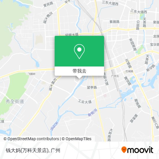 钱大妈(万科天景店)地图
