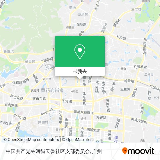 中国共产党林河街天誉社区支部委员会地图