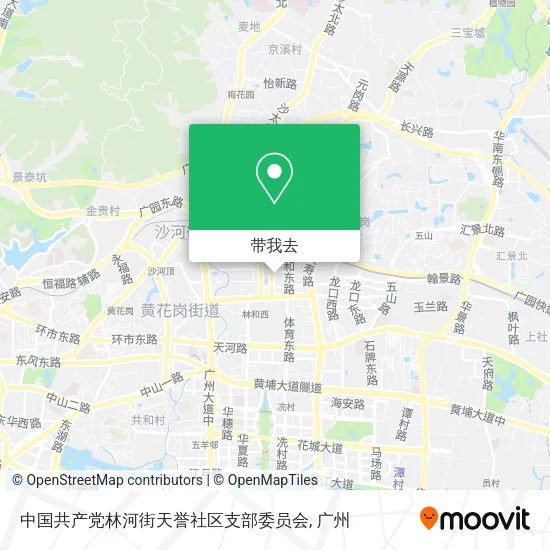 中国共产党林河街天誉社区支部委员会地图