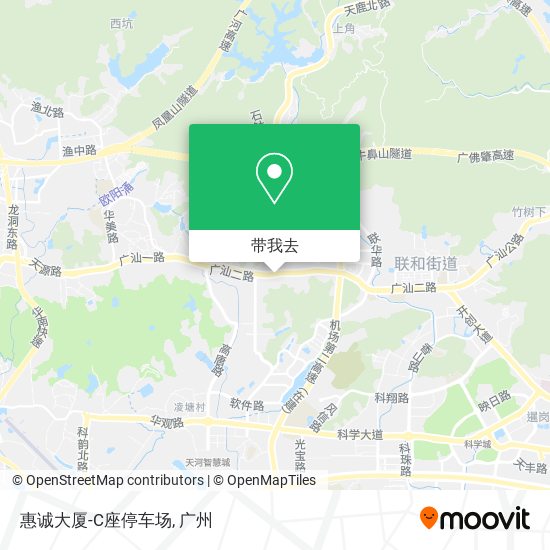 惠诚大厦-C座停车场地图