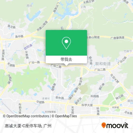 惠诚大厦-C座停车场地图