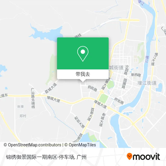 锦绣御景国际一期南区-停车场地图