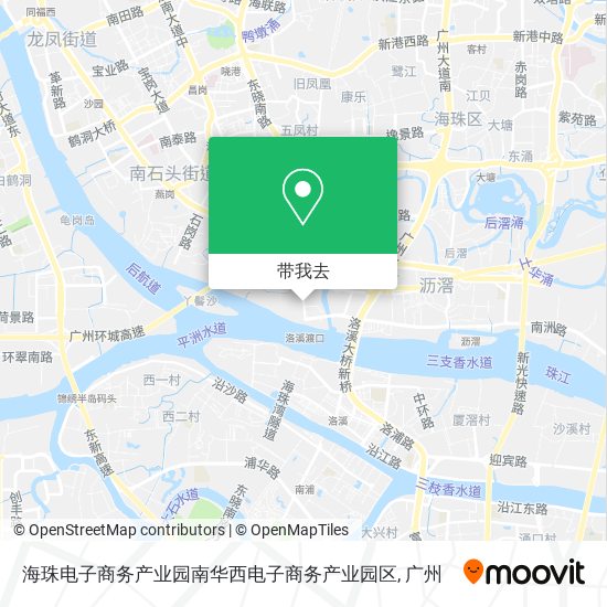 海珠电子商务产业园南华西电子商务产业园区地图