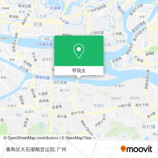 番禺区大石潮顺货运部地图