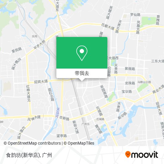 食韵坊(新华店)地图