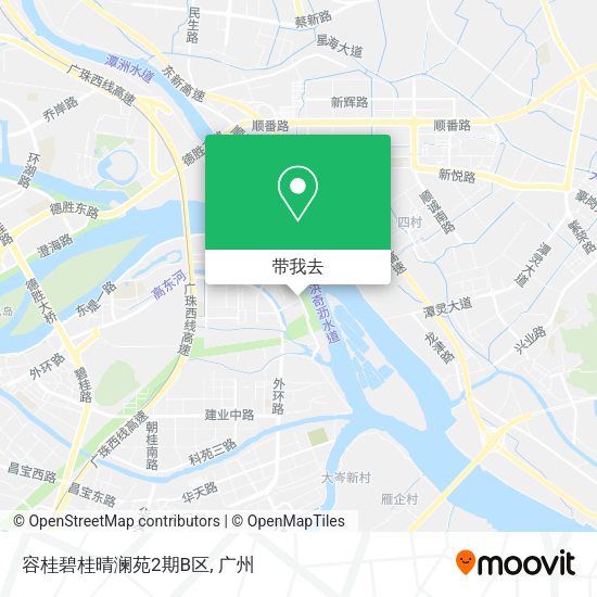 容桂碧桂晴澜苑2期B区地图