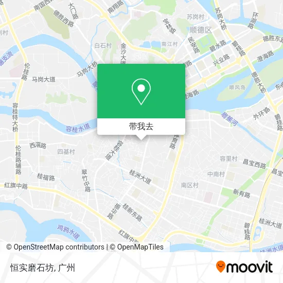 恒实磨石坊地图