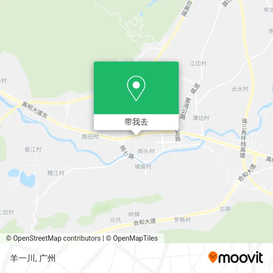 羊一川地图