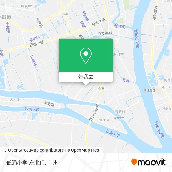 低涌小学-东北门地图