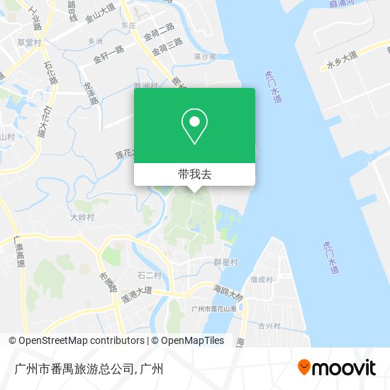 广州市番禺旅游总公司地图